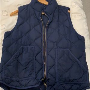JCrew navy vest